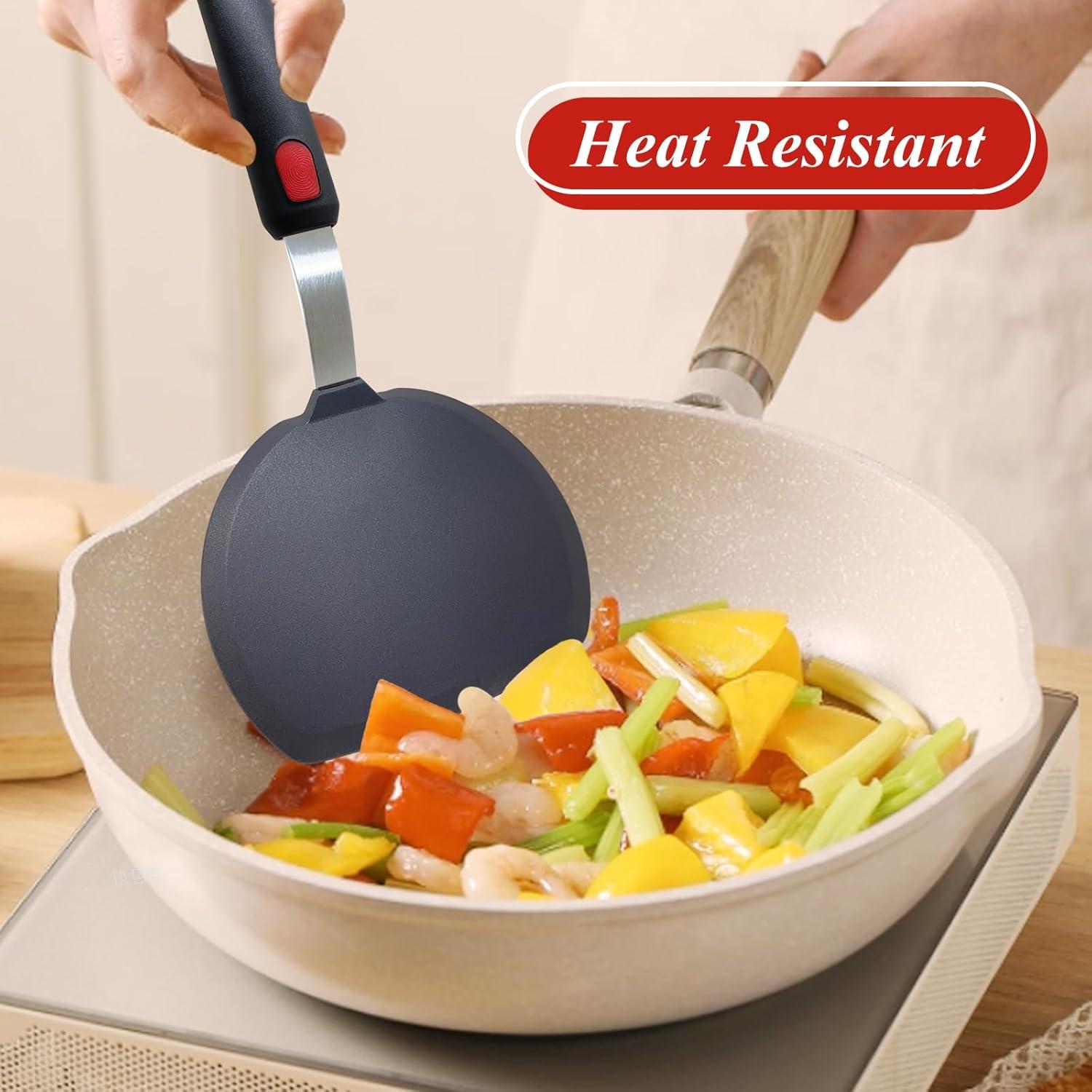 Juego de Espátulas de Silicona EJOEXQU 2 Piezas Resistente Calor