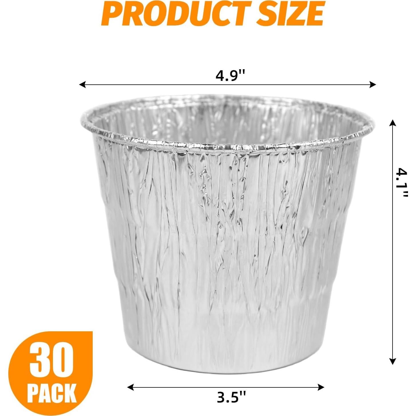 30 Forros de Cubo de Grasa Ethanberg para Parrillas Traeger y Más