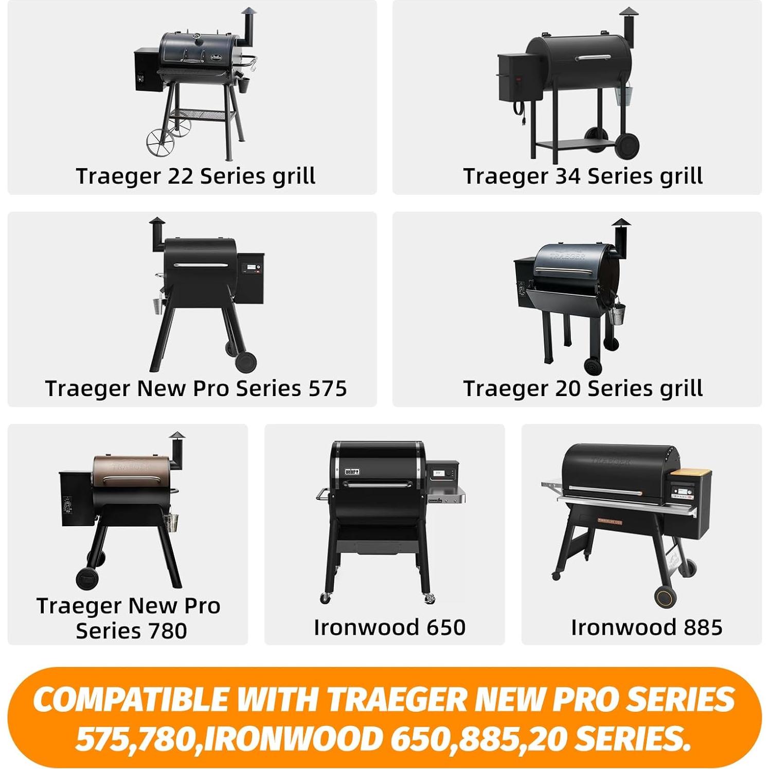 30 Forros de Cubo de Grasa Ethanberg para Parrillas Traeger y Más