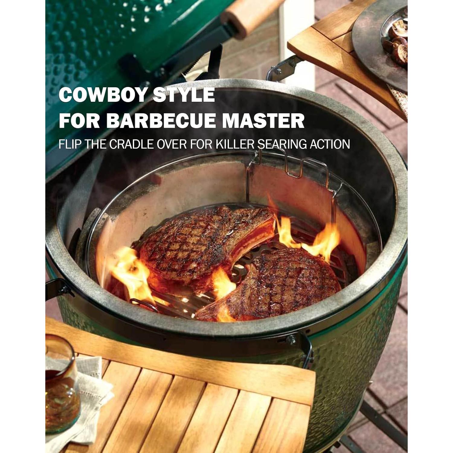 Rack Multi-Nivel de 2 Piezas BONPAZ para Big Green Egg