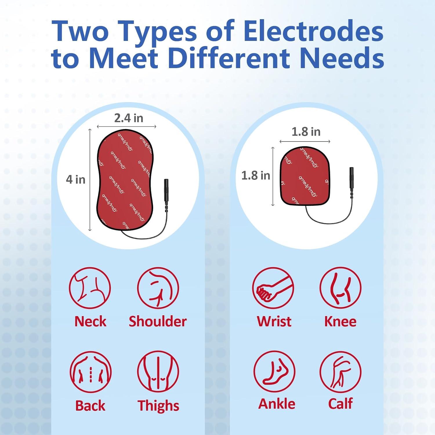 Comfytemp Estimulador Muscular TENS Doble Canal 30 Modos