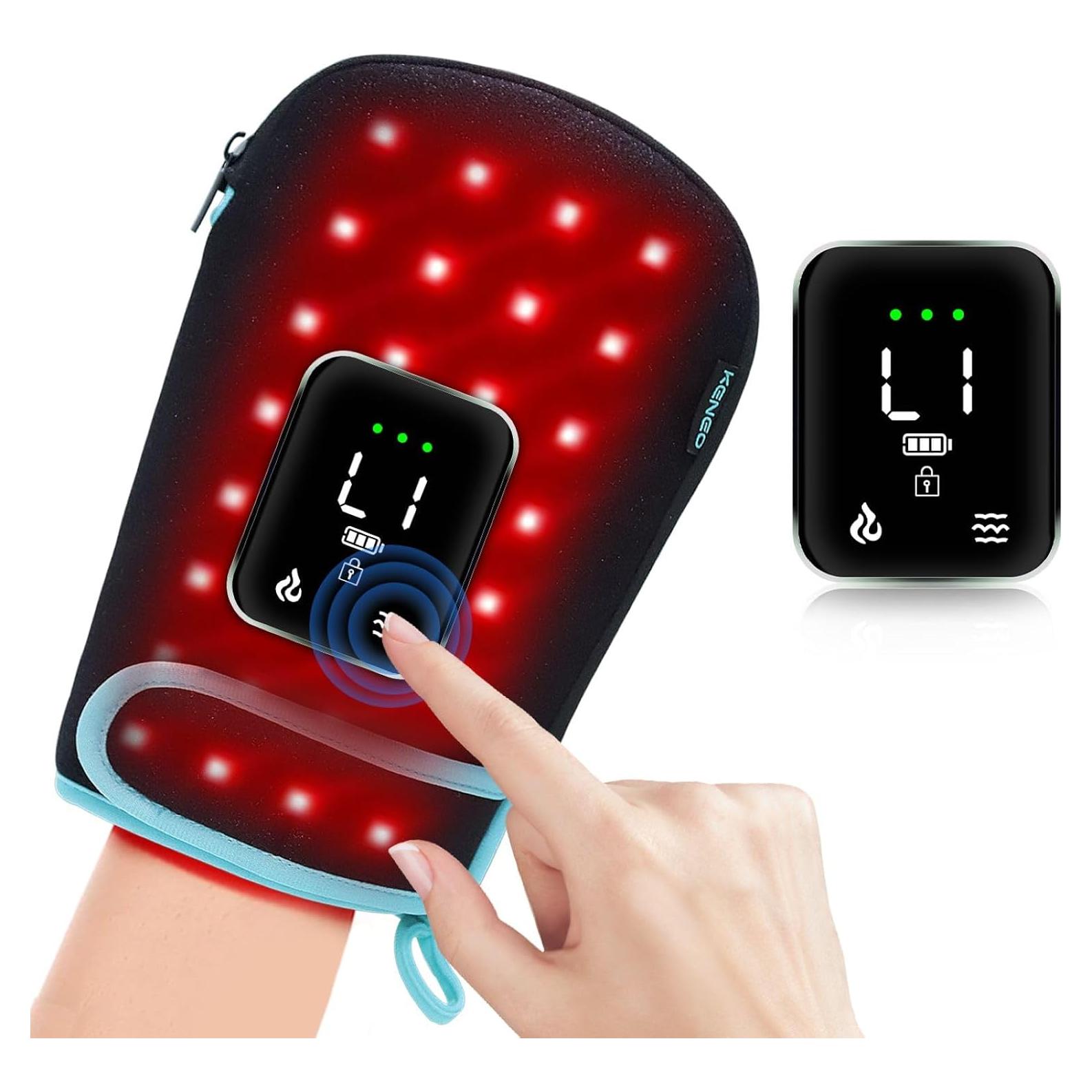 Guantes de Terapia de Luz Roja KENEO 100 LEDs 660nm 850nm