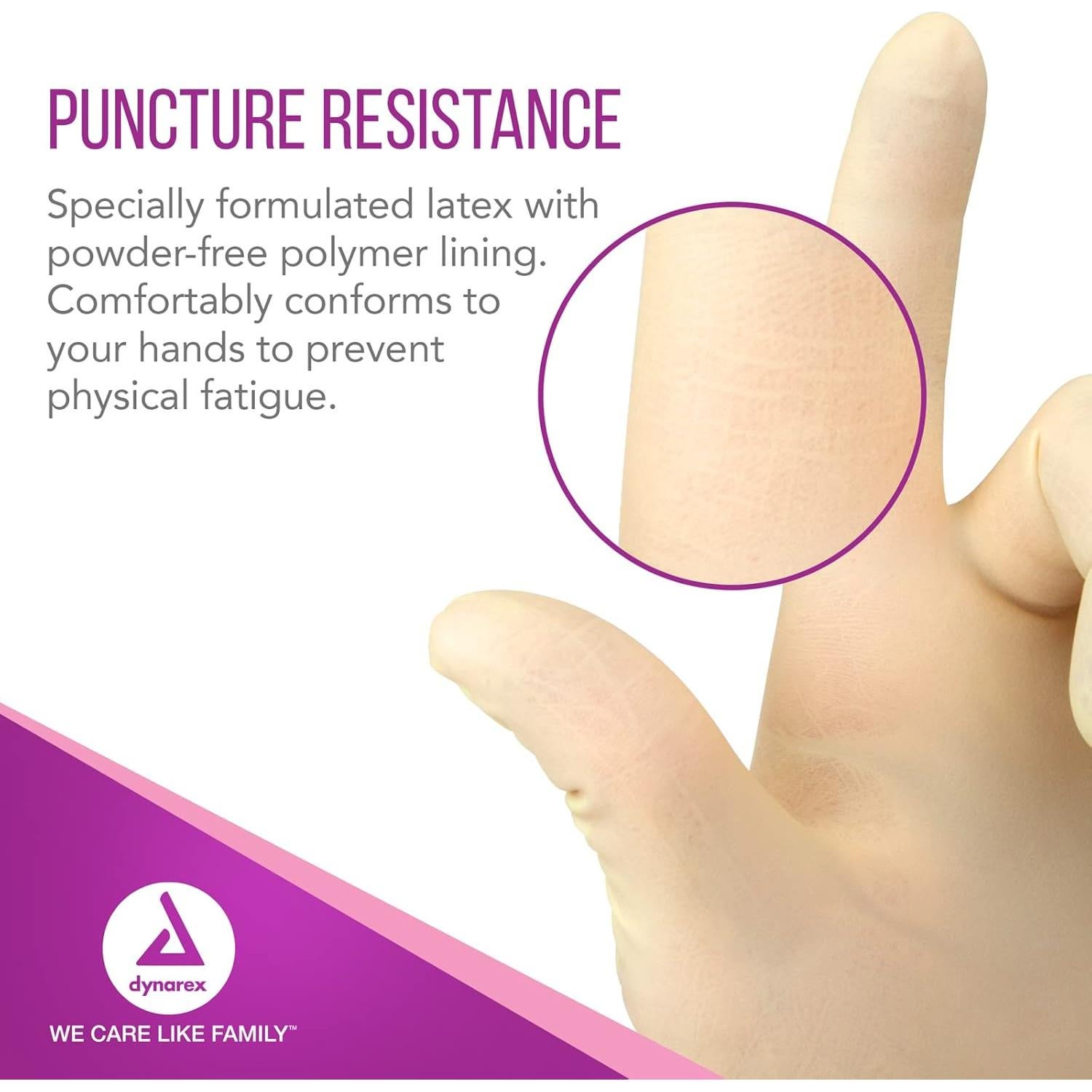 Guantes Quirúrgicos Estériles de Láttex Dynarex 50 Pares T8