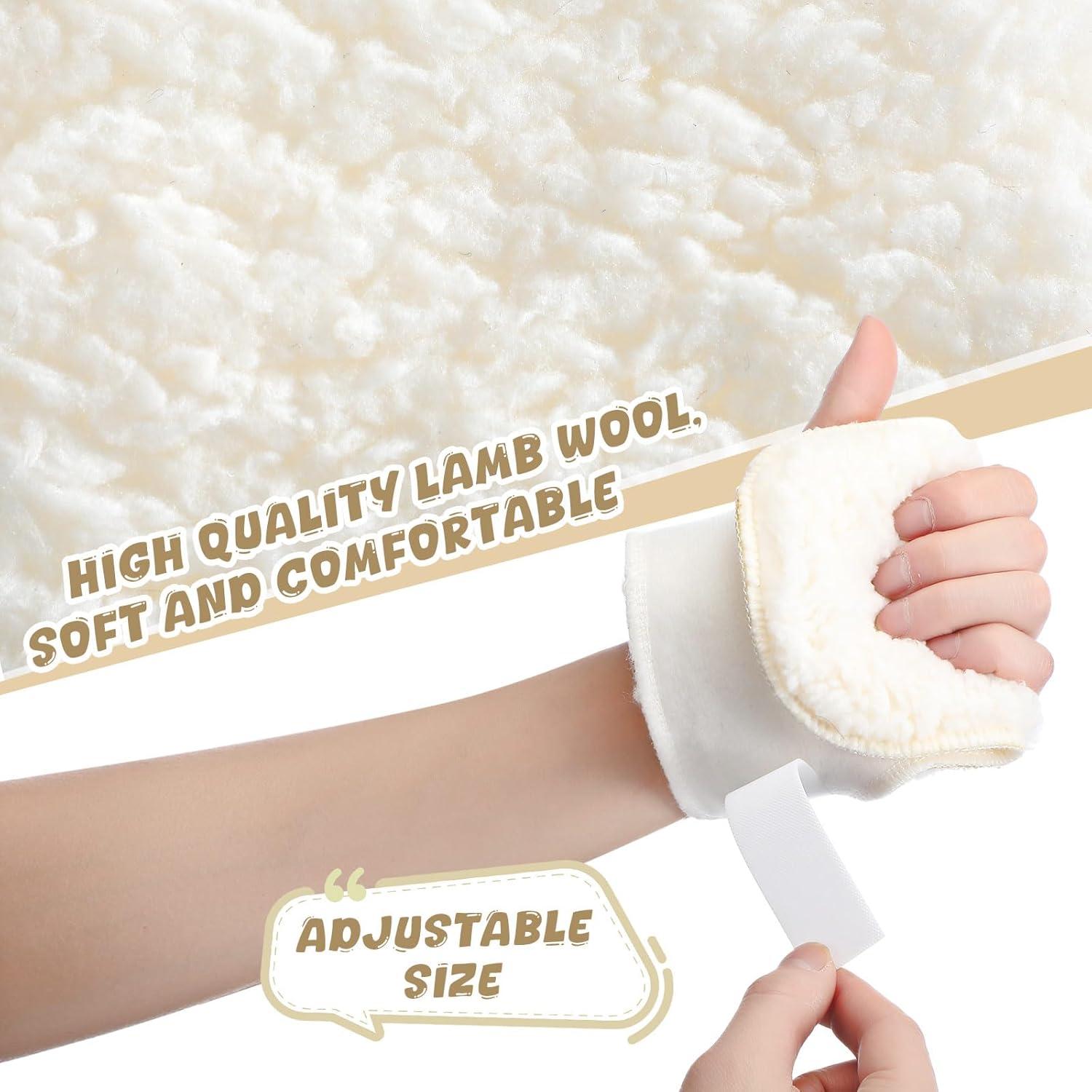 Protectores de Palma para Mano Izquierda Nuanchu - 4 Pcs Beige