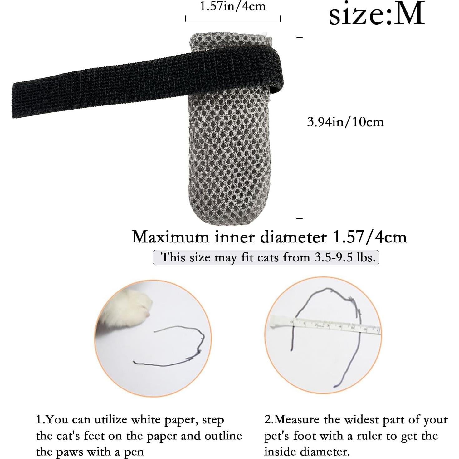 Cubiertas Antirrasguños para Gatos YYanniwani - 4 Piezas Ajustables