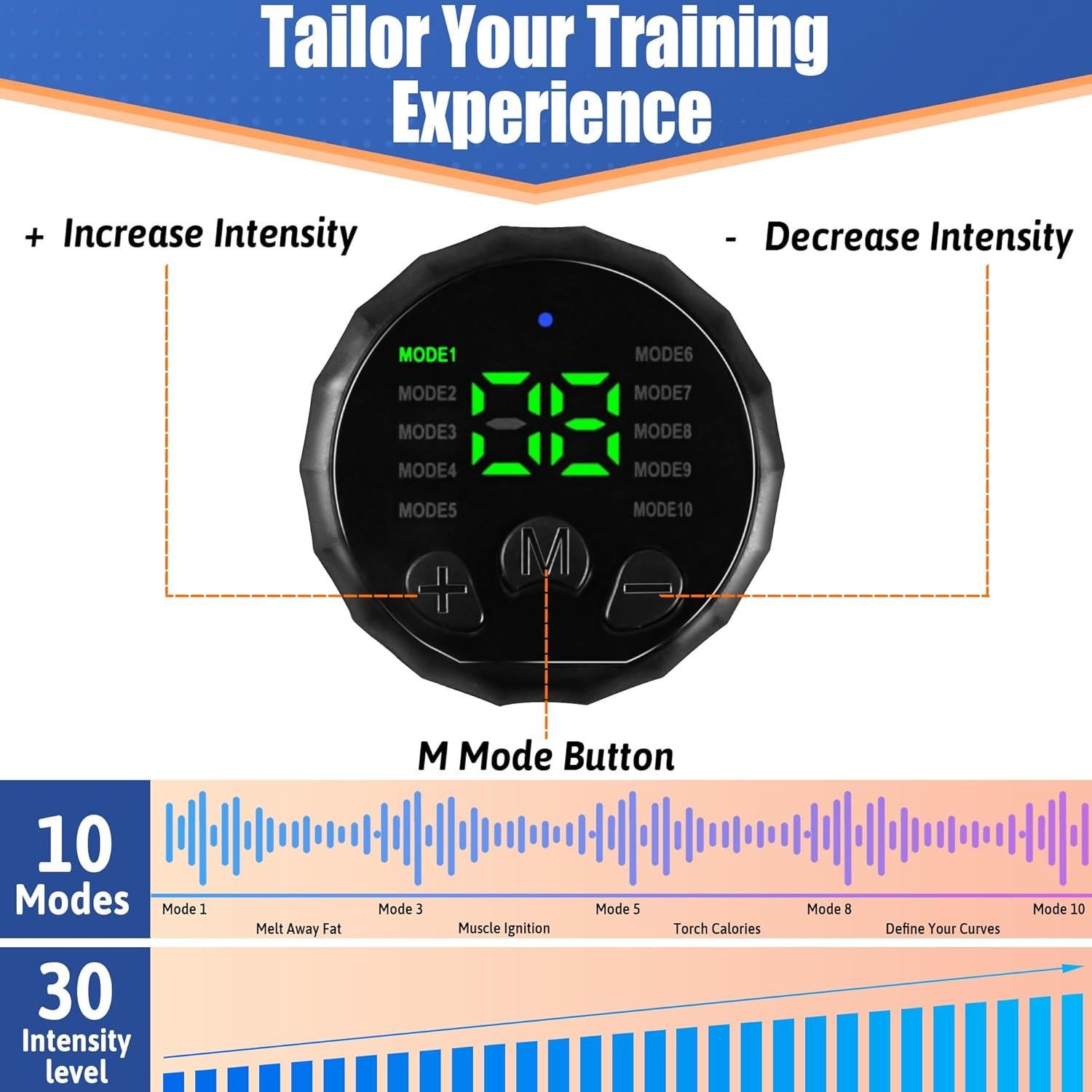 Estimulador Muscular Electrónico Cyhentoon HZ-03, 8 Modos
