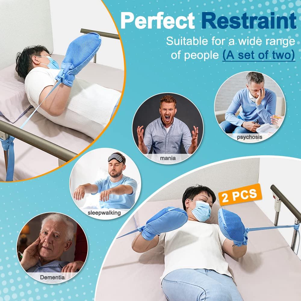 Guantes de Restricción para Pacientes Mistuki - Anti Rasguños