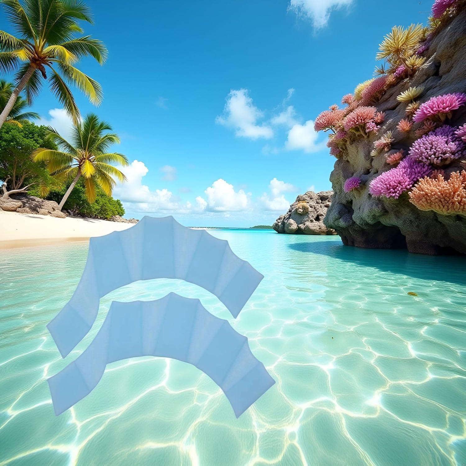 Guantes de Natación con Aletas de Silicona SquarezhenBo