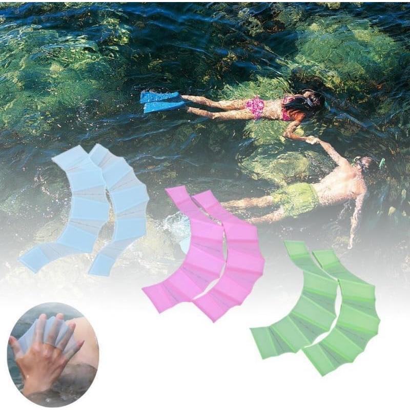 Guantes de Natación con Aletas de Silicona SquarezhenBo