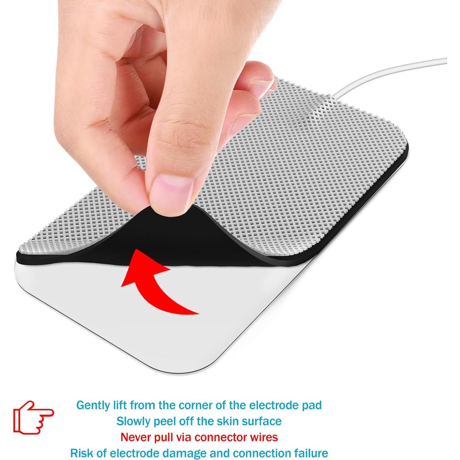 PADS Electrodos Reutilizables KRL.CARE 20 Pcs 5.08x10.16 cm