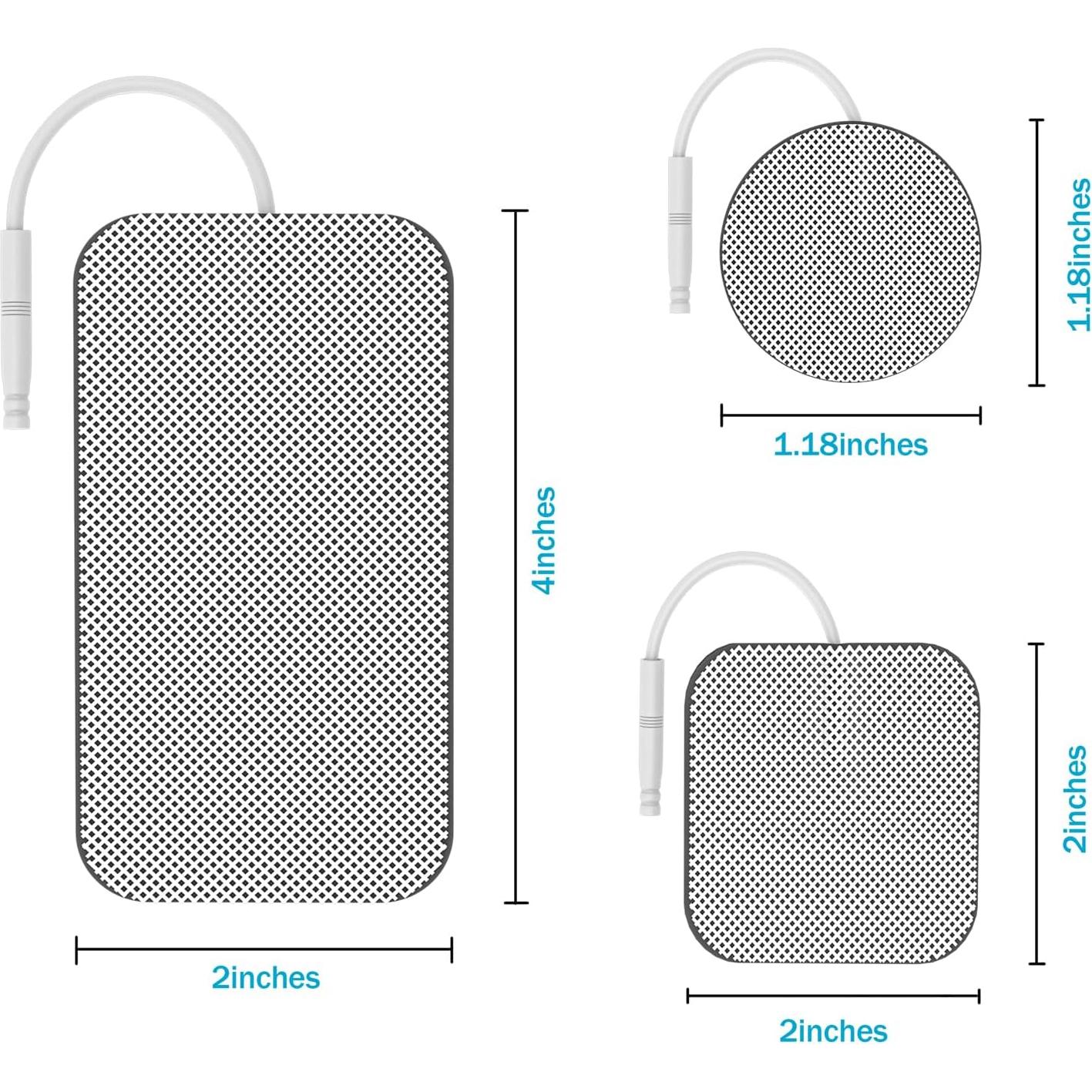 PADS Electrodos Reutilizables KRL.CARE 20 Pcs 5.08x10.16 cm