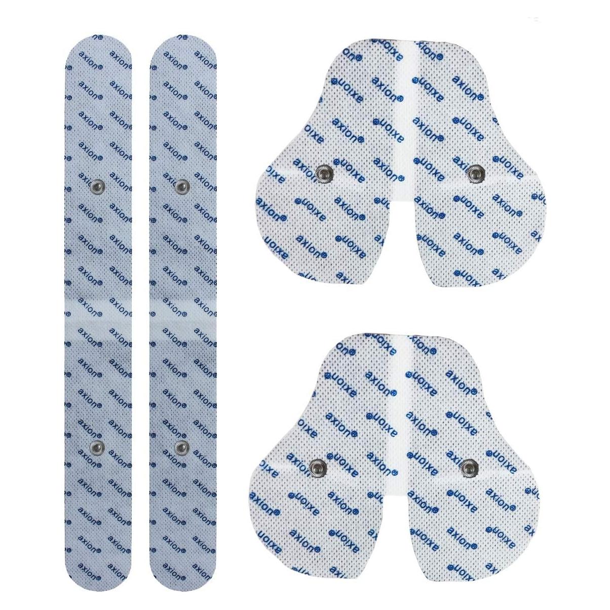 Electrodos TENS Axion - Juego de 4 Reutilizables 5x5cm