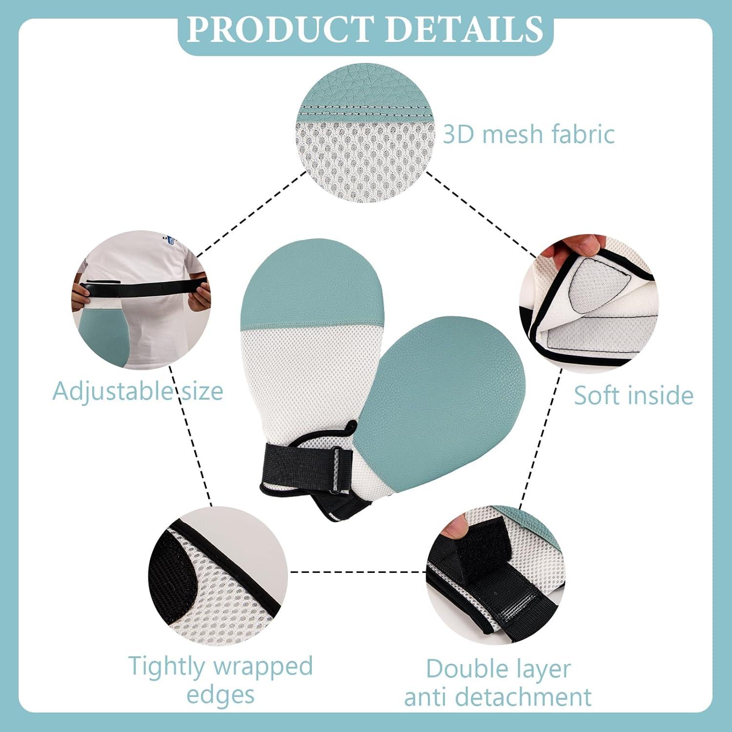 Guantes de Demencia SHFGYG 2PCS Restricciones de Mano Seguras