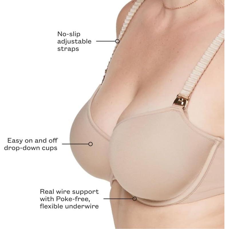 Sostén de Lactancia ThirdLove 32C Taupe, Copas Desplegables