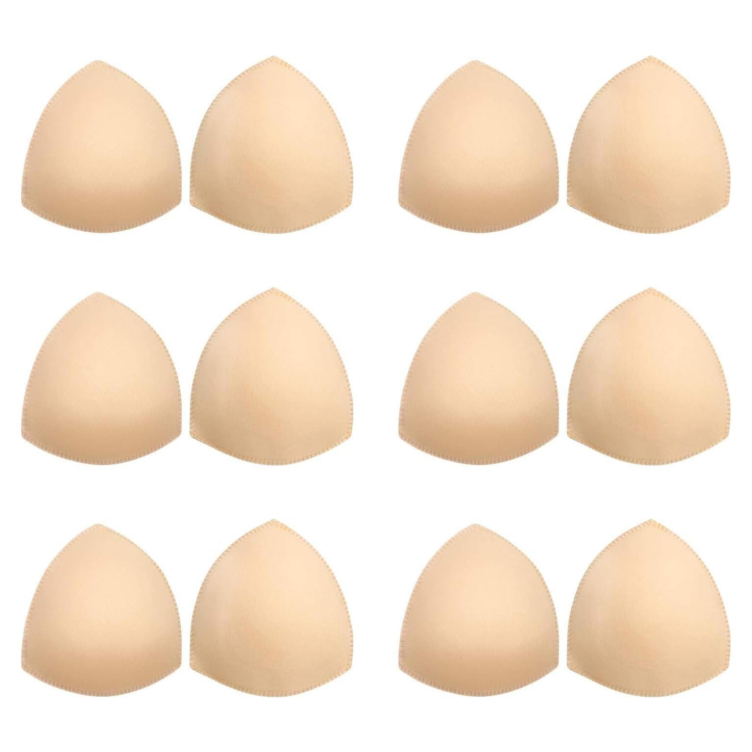 Inserts de Almohadillas para Sujetadores Awpeye 6 Pares Beige