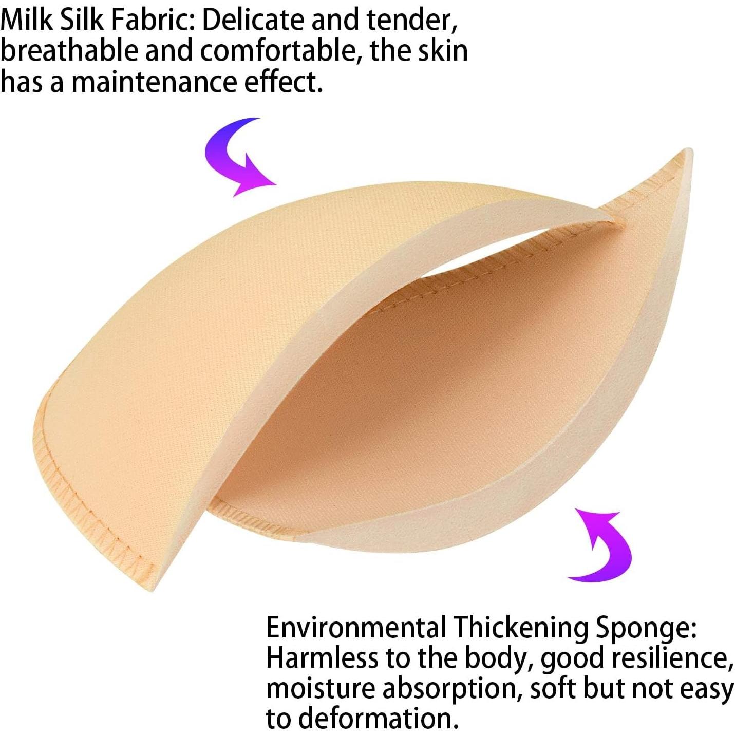 Inserts de Almohadillas para Sujetadores Awpeye 6 Pares Beige