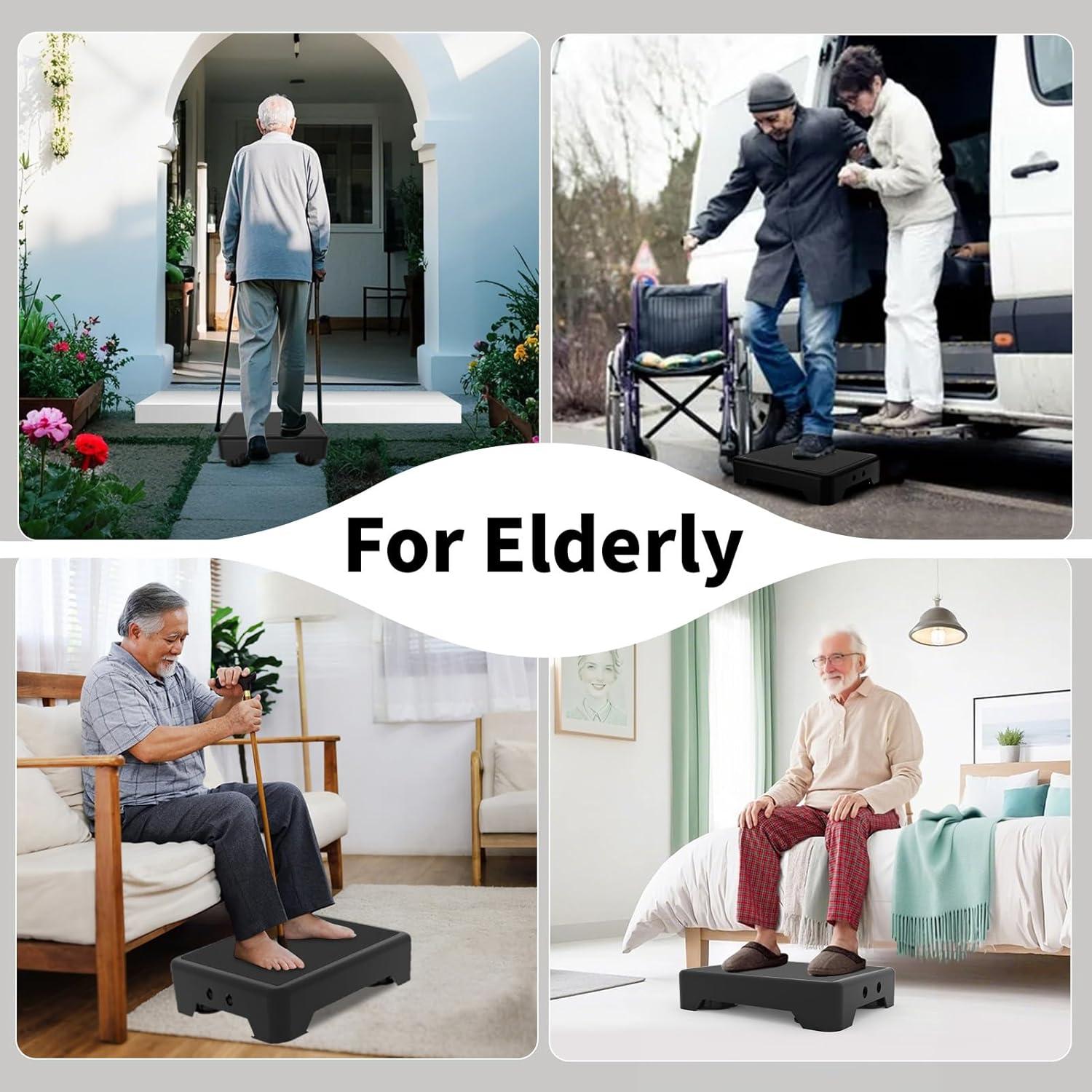 Escalera Ajustable TENGYI 272 kg Antideslizante Portátil 3 Escalones