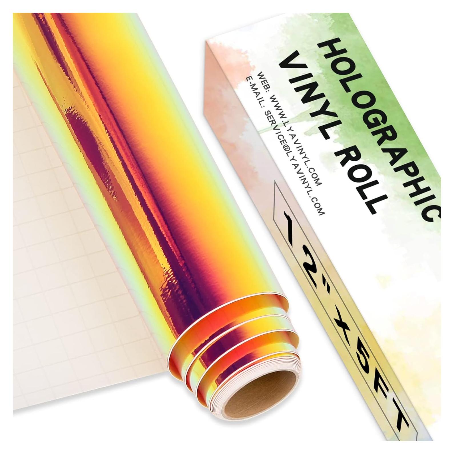 Rollo de Vinilo Holográfico Permanente Lya Vinyl 12x1.5m