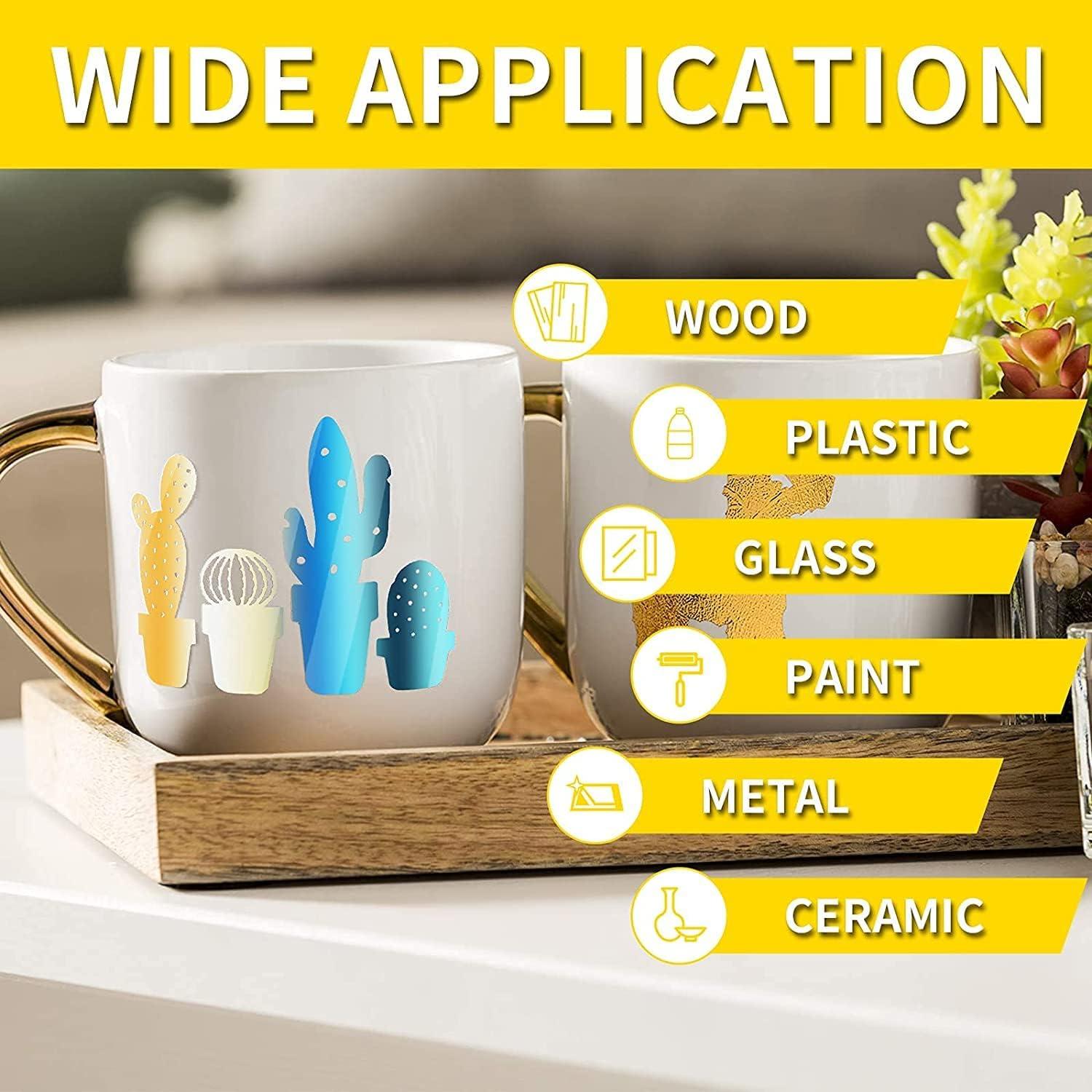 Rollo de Vinilo Holográfico Permanente Lya Vinyl 12x1.5m