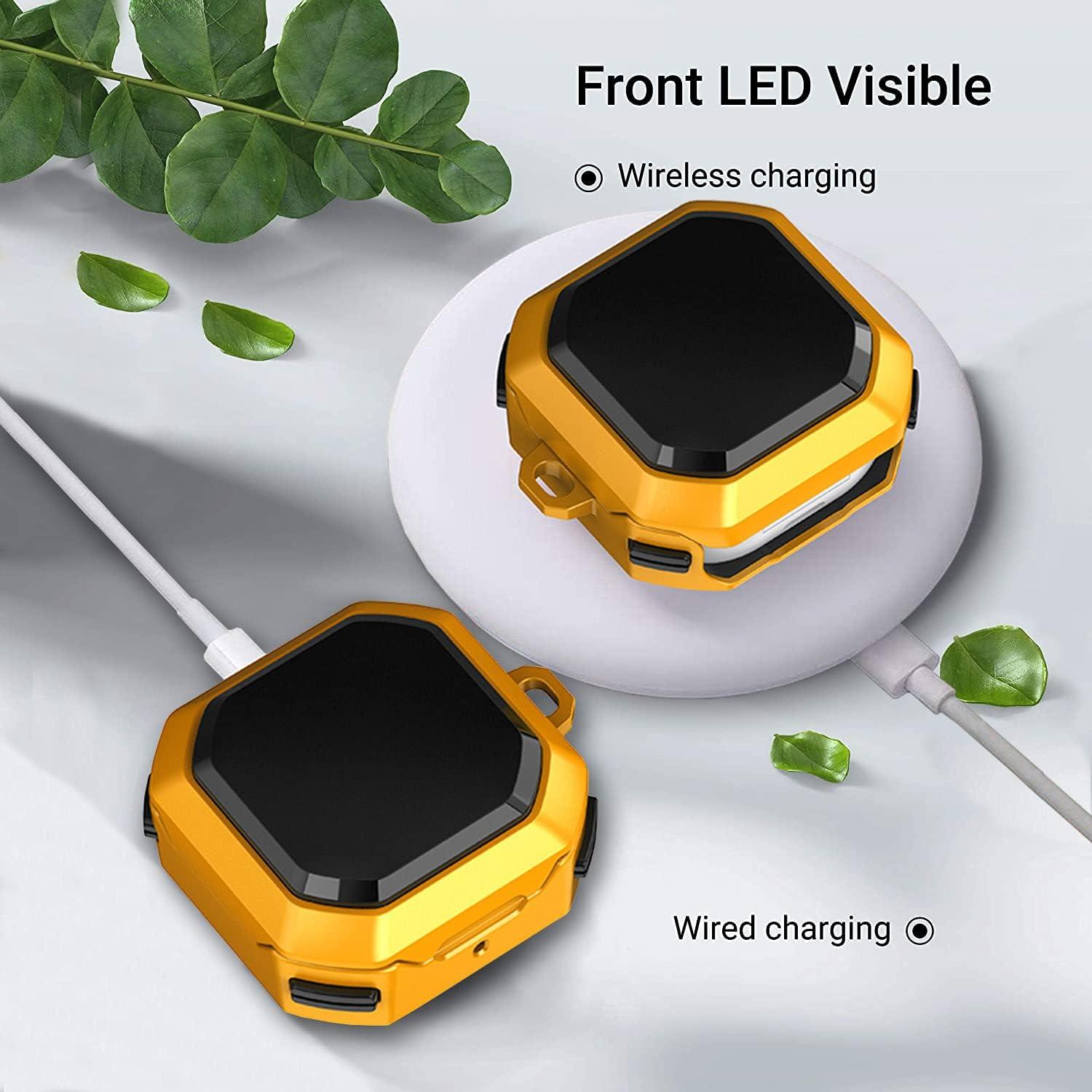 Funda Protectora Wocoxo para Galaxy Buds Pro/Live Amarillo