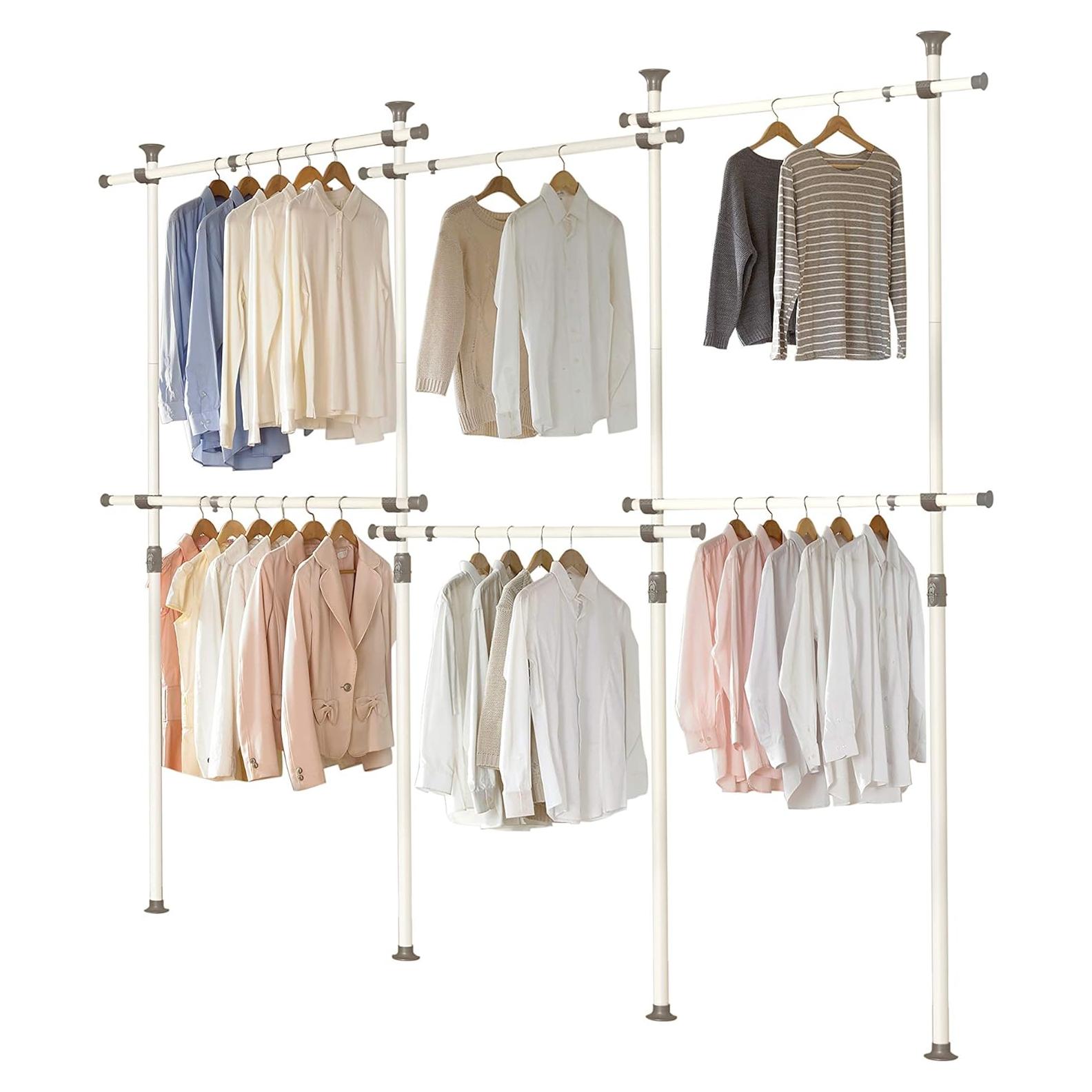 Sistema de Armario Tension Hanger Prince 6 Niveles Expandible