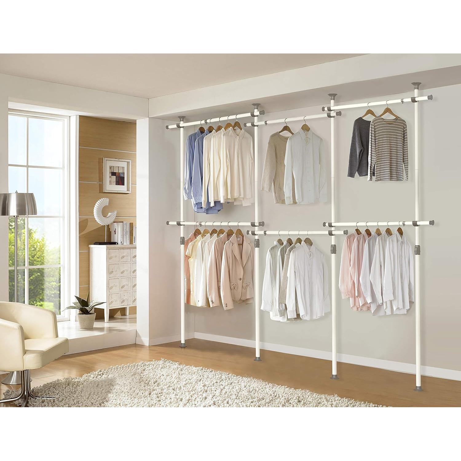 Sistema de Armario Tension Hanger Prince 6 Niveles Expandible