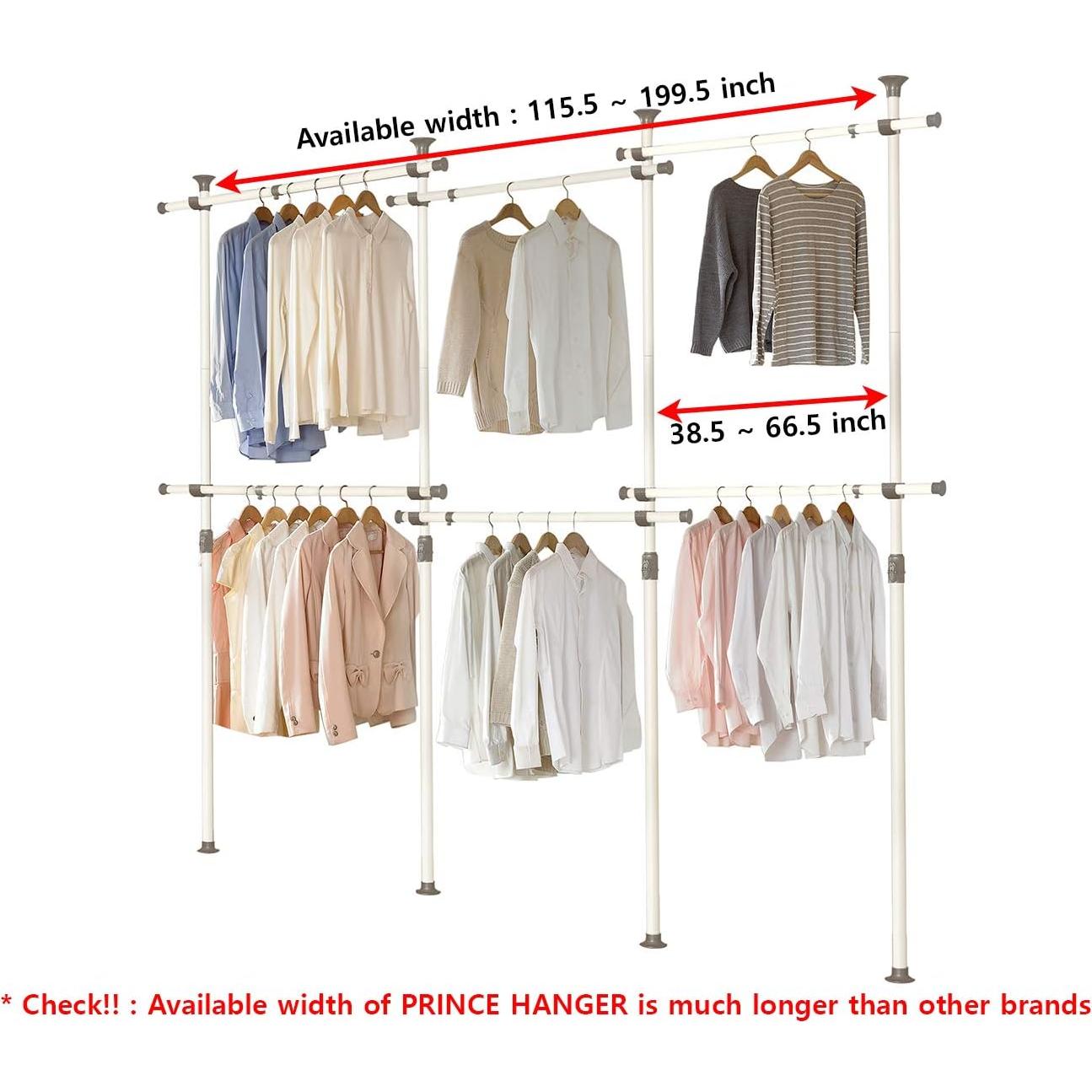 Sistema de Armario Tension Hanger Prince 6 Niveles Expandible