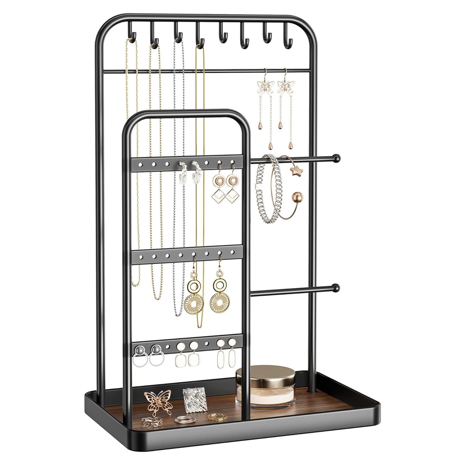 Soporte para Joyería pickpiff Negro - Organizador de Collares y Anillos