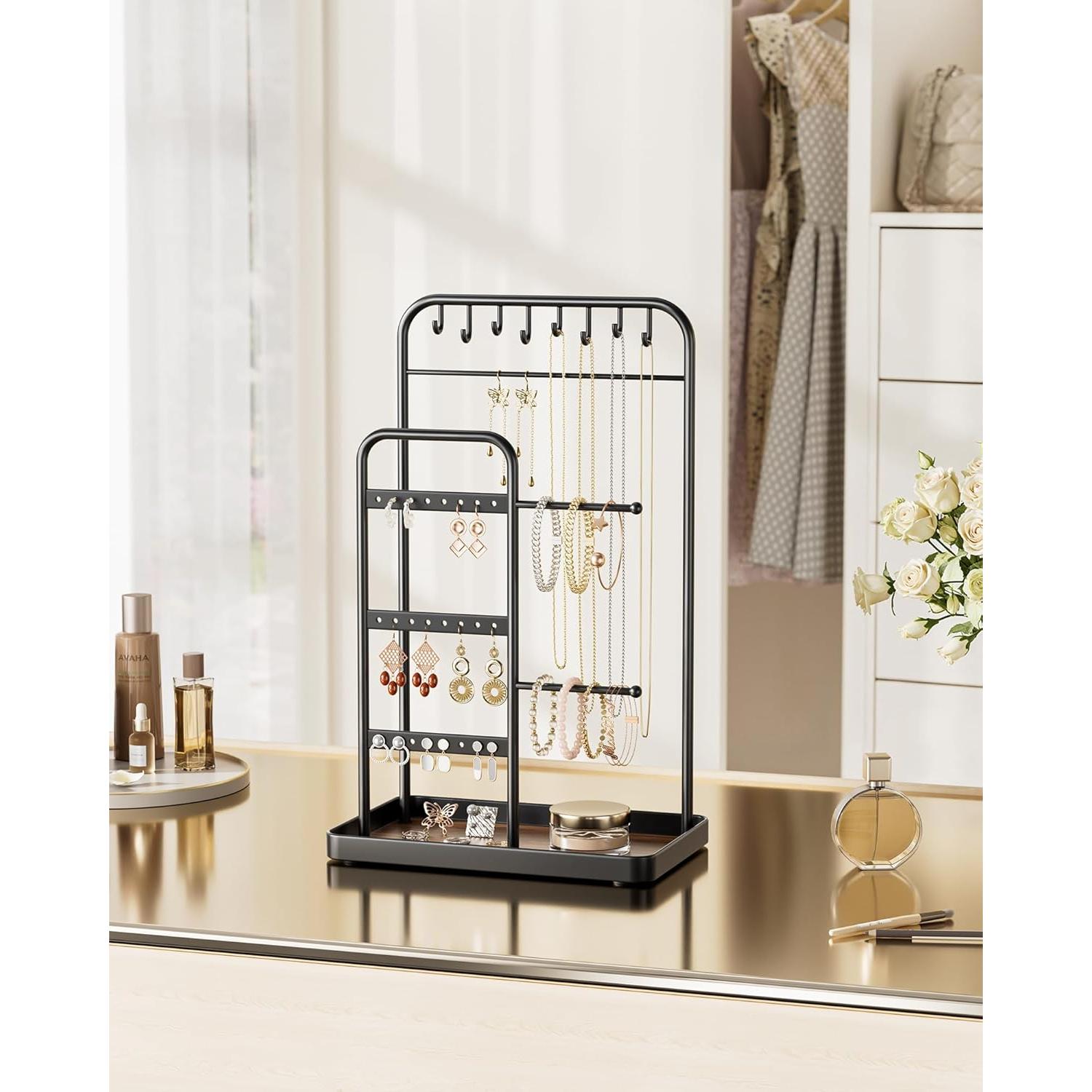 Soporte para Joyería pickpiff Negro - Organizador de Collares y Anillos