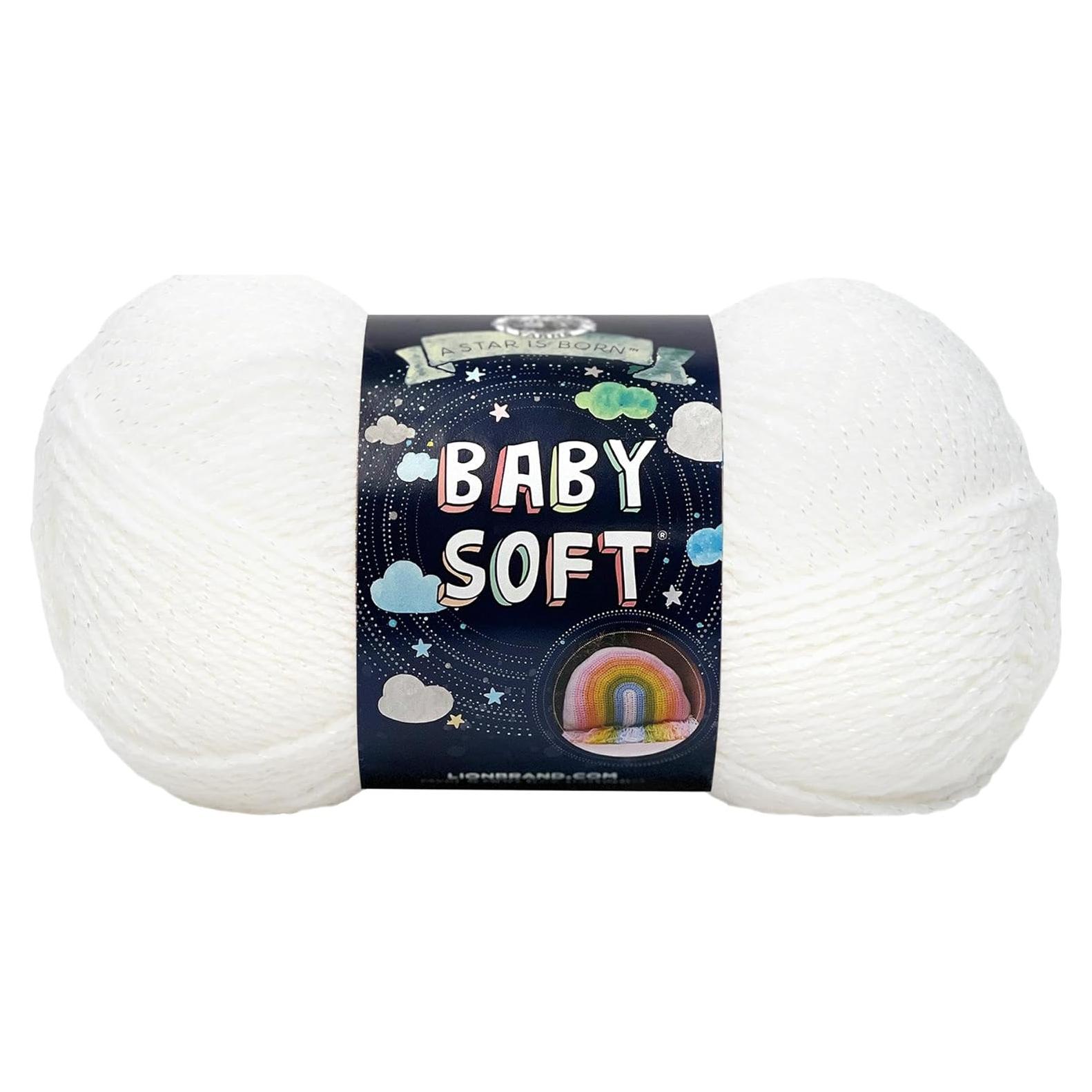 Hilo Suave para Bebés León Pompadour Blanco 4 oz 367 yd