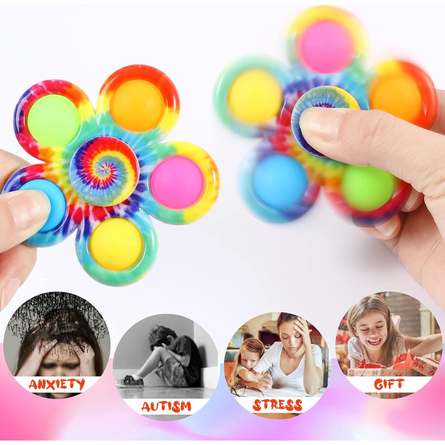 Pack 24 Juguetes Antiestrés Gigilli para Niños 3-12 Años