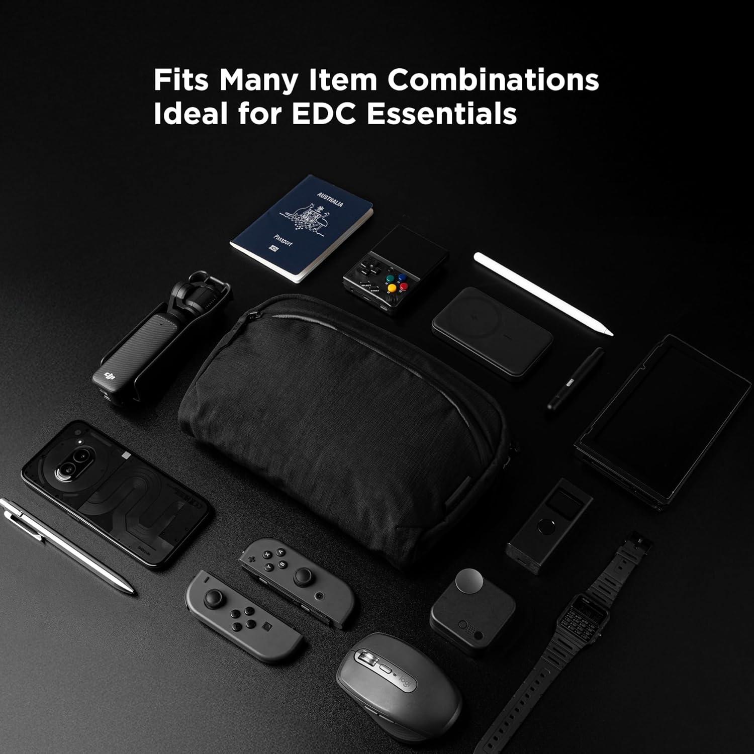 Bolsa de Hombro Compacta ALPAKA Flight Sling 2L 400D Negra