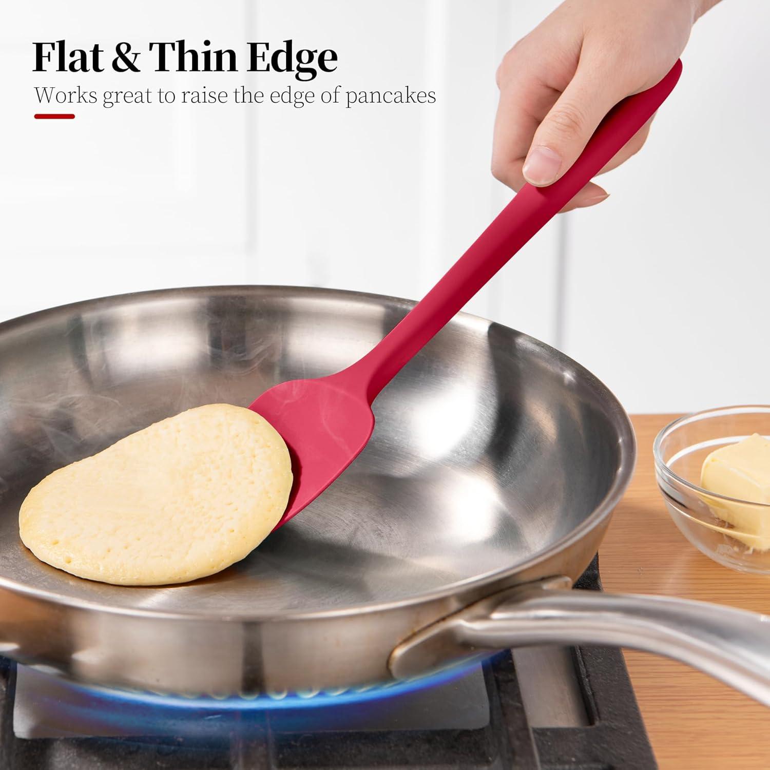 Juego de 3 Espátulas de Silicona Luxiwise Resistente al Calor