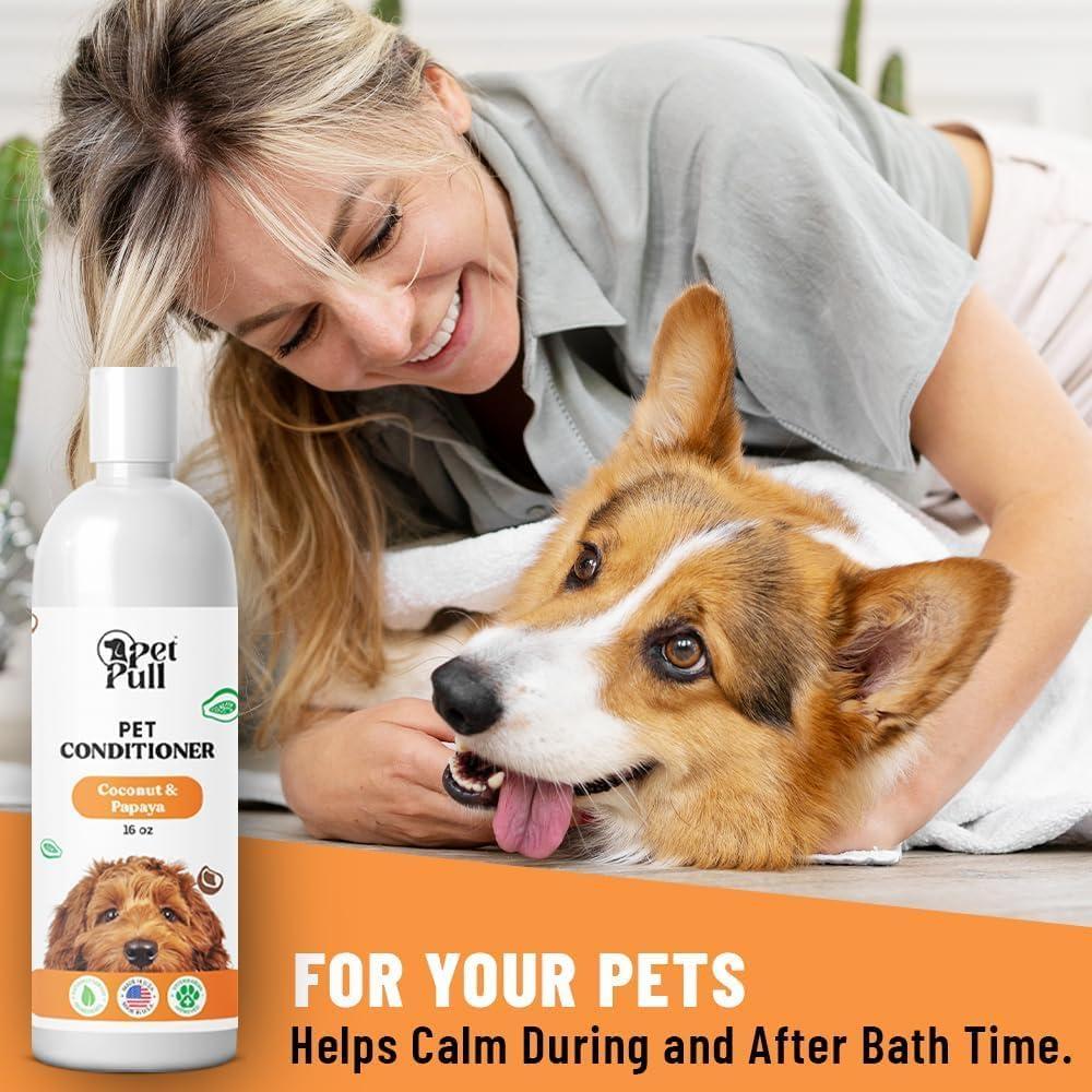 Acondicionador Natural para Perros Pet Pull Coco y Papaya 475ml