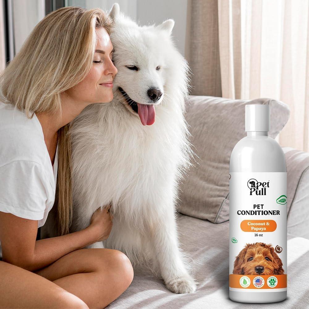 Acondicionador Natural para Perros Pet Pull Coco y Papaya 475ml