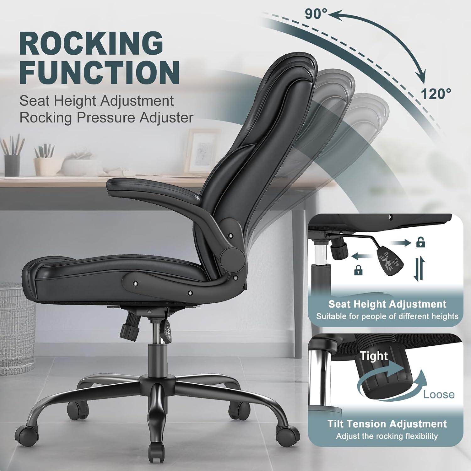 Silla Ejecutiva Ergonómica AnyGod 9010, Soporte Lumbar, 136 kg