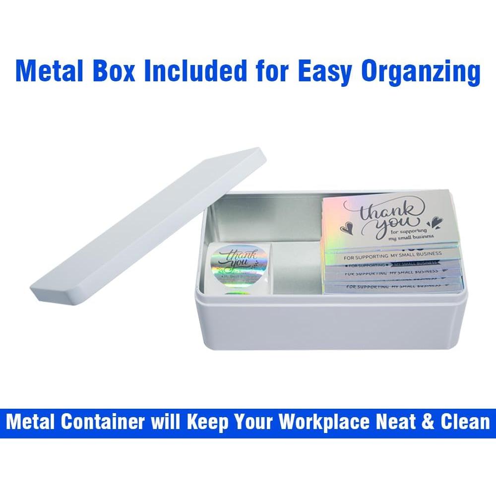 Set de 620 Stickers y Tarjetas de Agradecimiento Lollutdotu