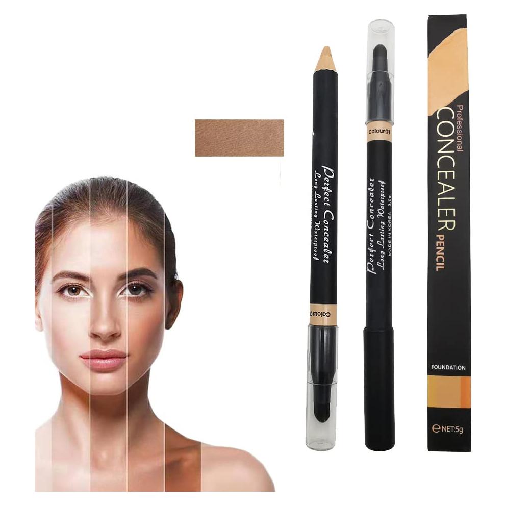 Lápiz Corrector AKARY 2 en 1 Doble Cabeza Impermeable #1