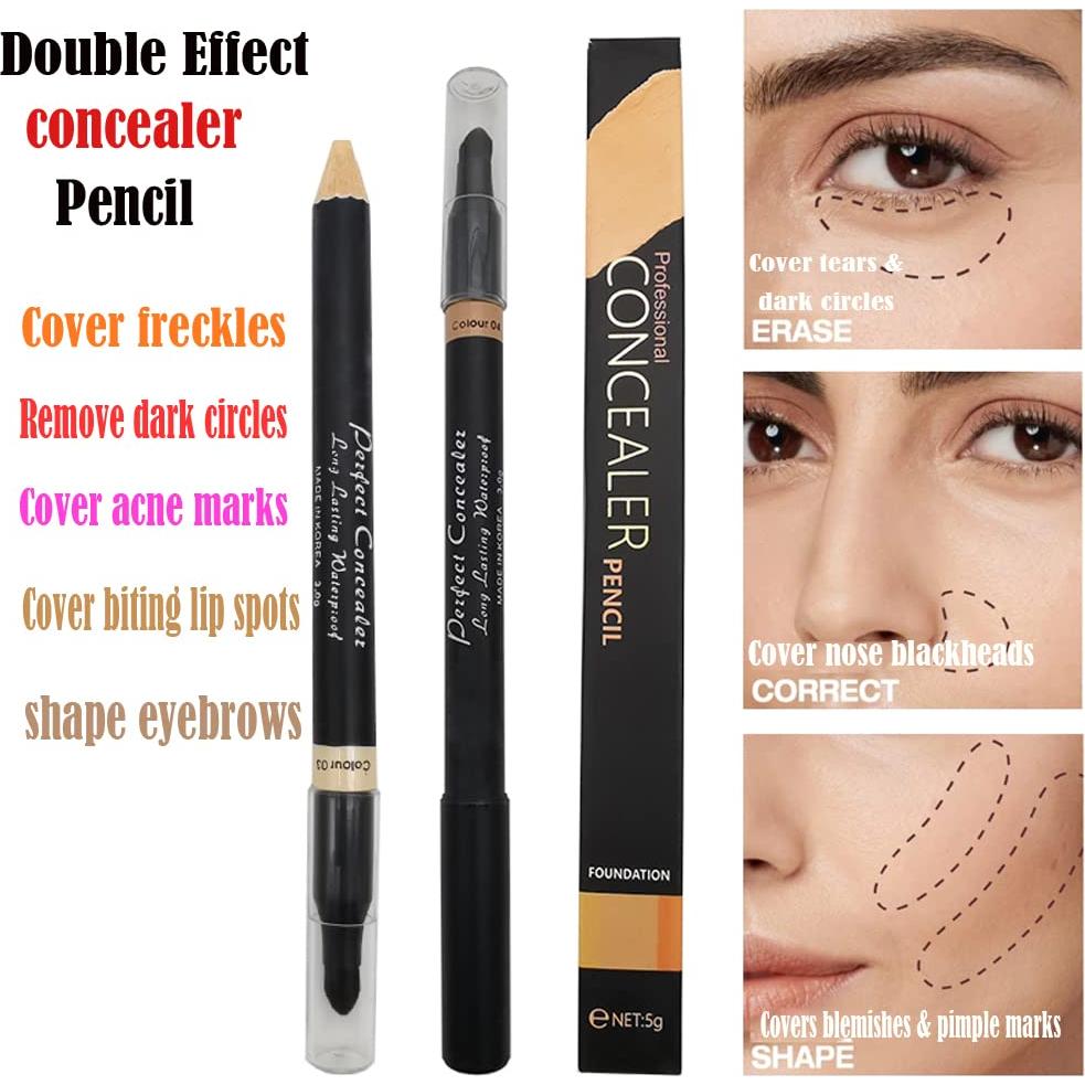 Lápiz Corrector AKARY 2 en 1 Doble Cabeza Impermeable #1