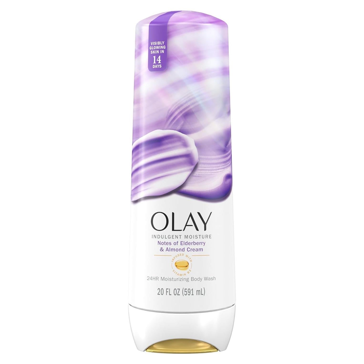 Gel de Ducha Olay 591 ml Hidratación Indulgente B3 Almendra
