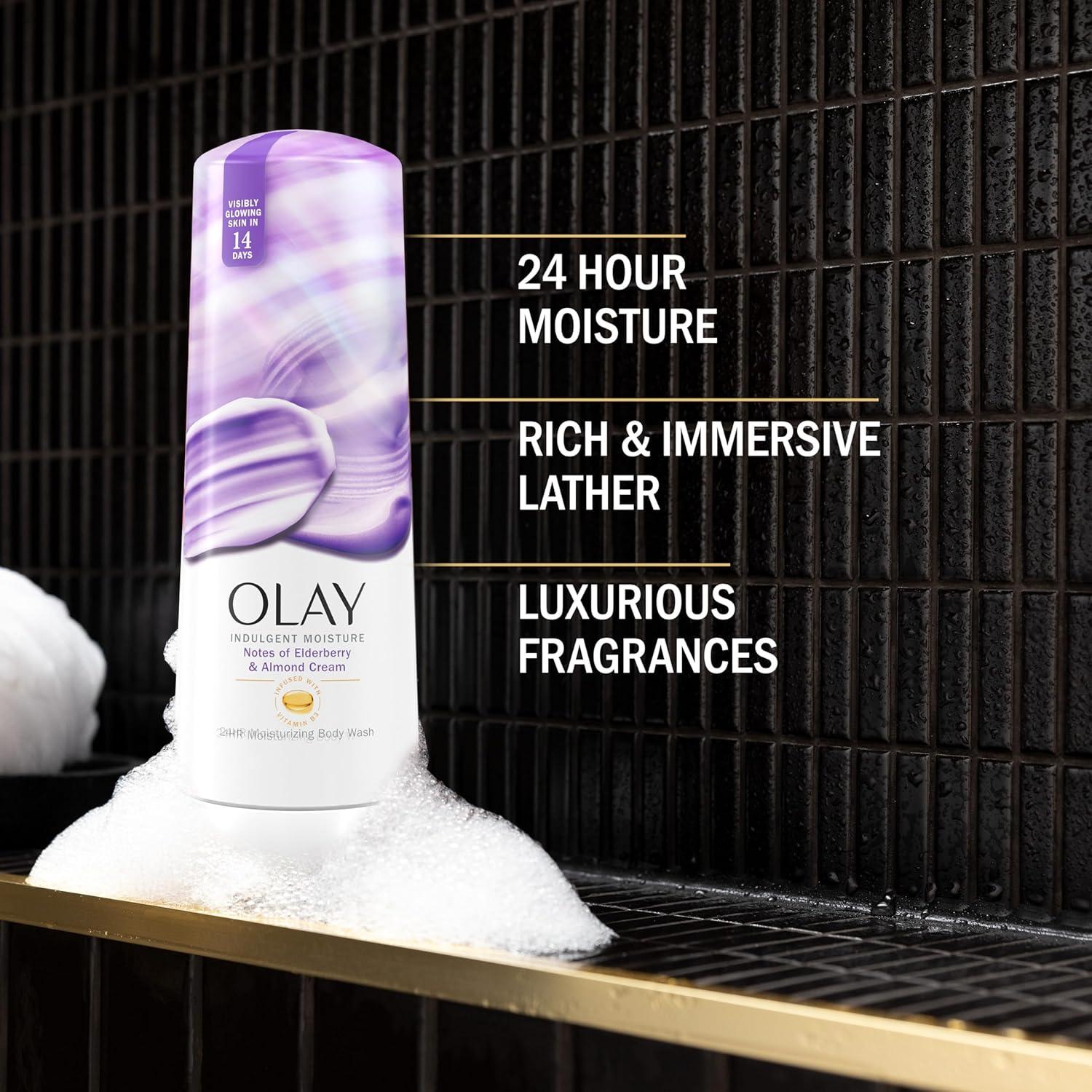 Gel de Ducha Olay 591 ml Hidratación Indulgente B3 Almendra