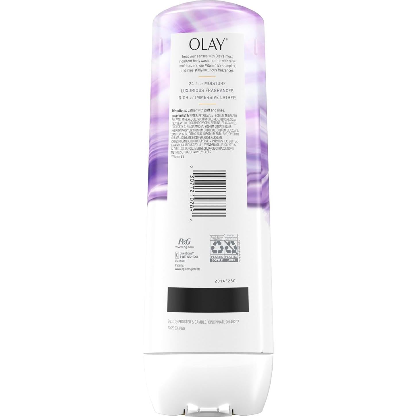 Gel de Ducha Olay 591 ml Hidratación Indulgente B3 Almendra