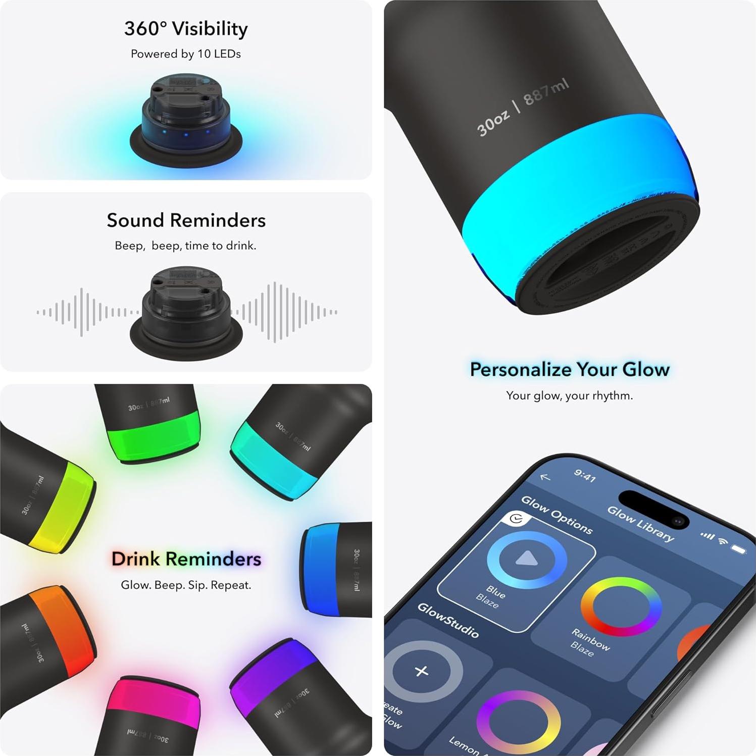 Hidrate Spark PRO 2 Taza Inteligente 887 ml Acero Inoxidable