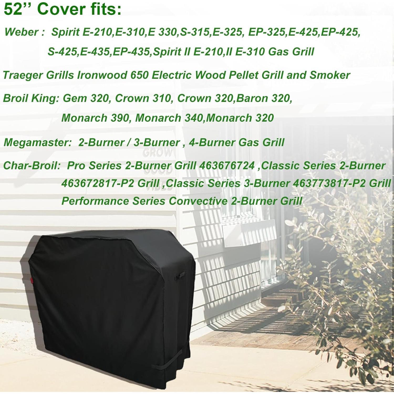 Funda para Parrilla Cover Geny 132 cm para Weber Spirit