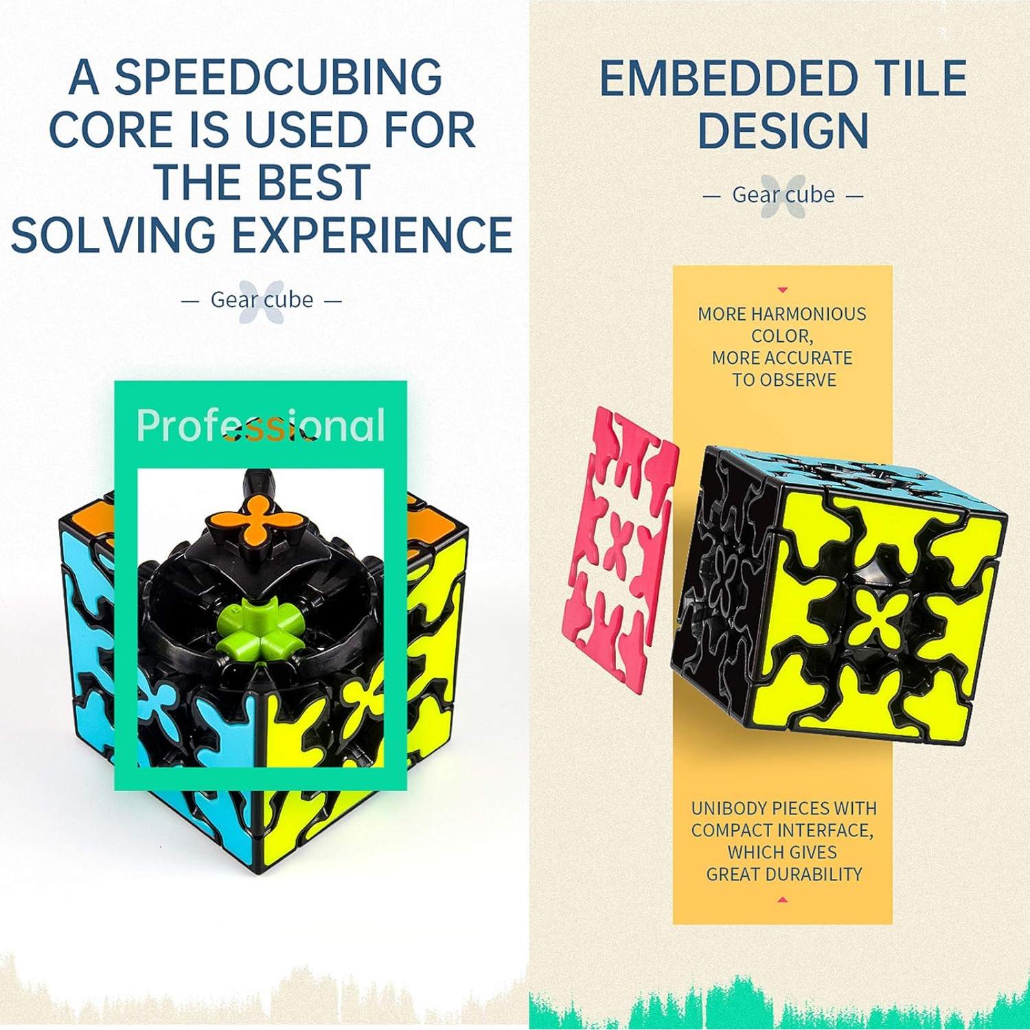 Cubo de Engranaje 3x3 QY TOYS - Juguete Educativo 57 mm