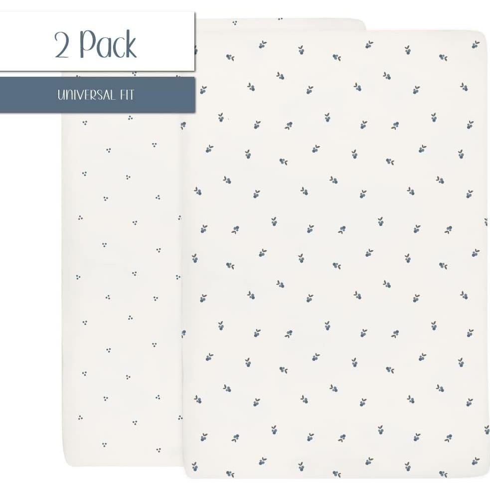 Sábanas Ajustadas Impermeables Ely's & Co. para Cuna Mini 96.5x61cm