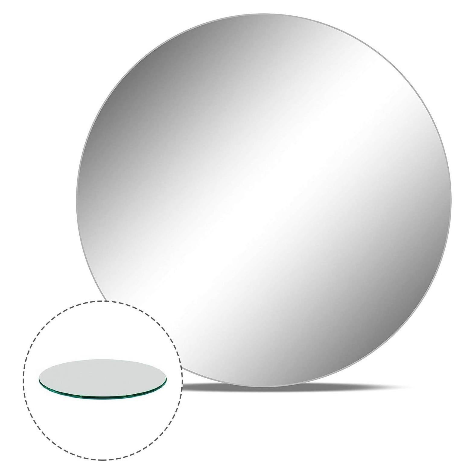 Espejo Redondo Grande WGV 20.32 cm Sin Marco para Decoración