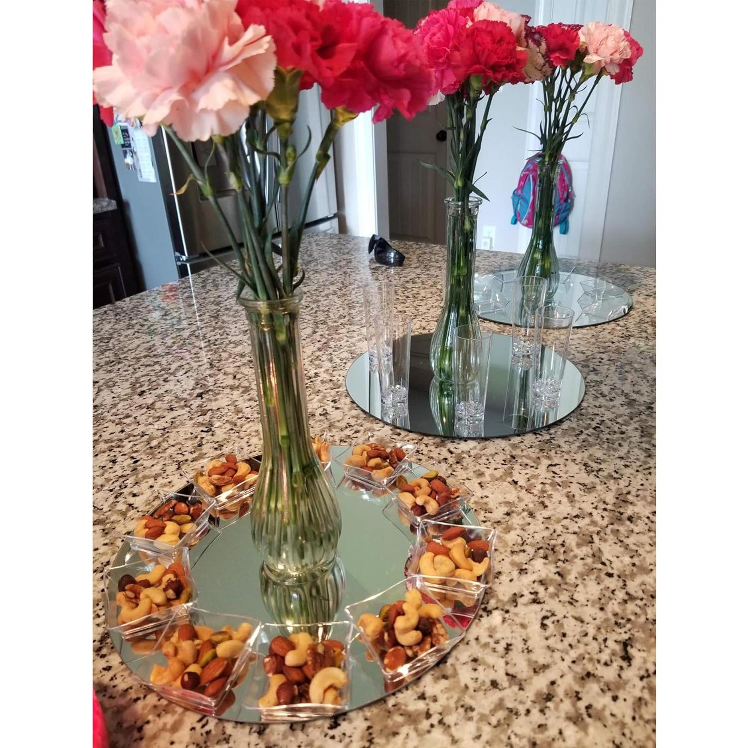 Espejo Redondo Grande WGV 20.32 cm Sin Marco para Decoración