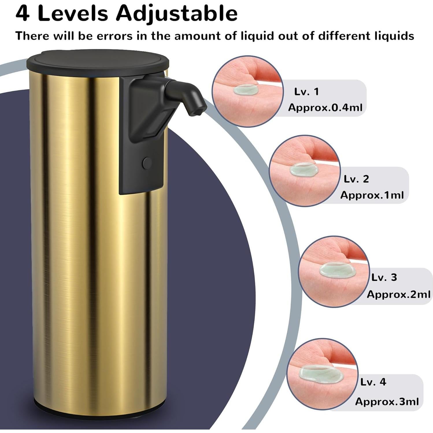 Dispensador de Jabón Automático Inoxidable Invocar a los Elfos 350ml