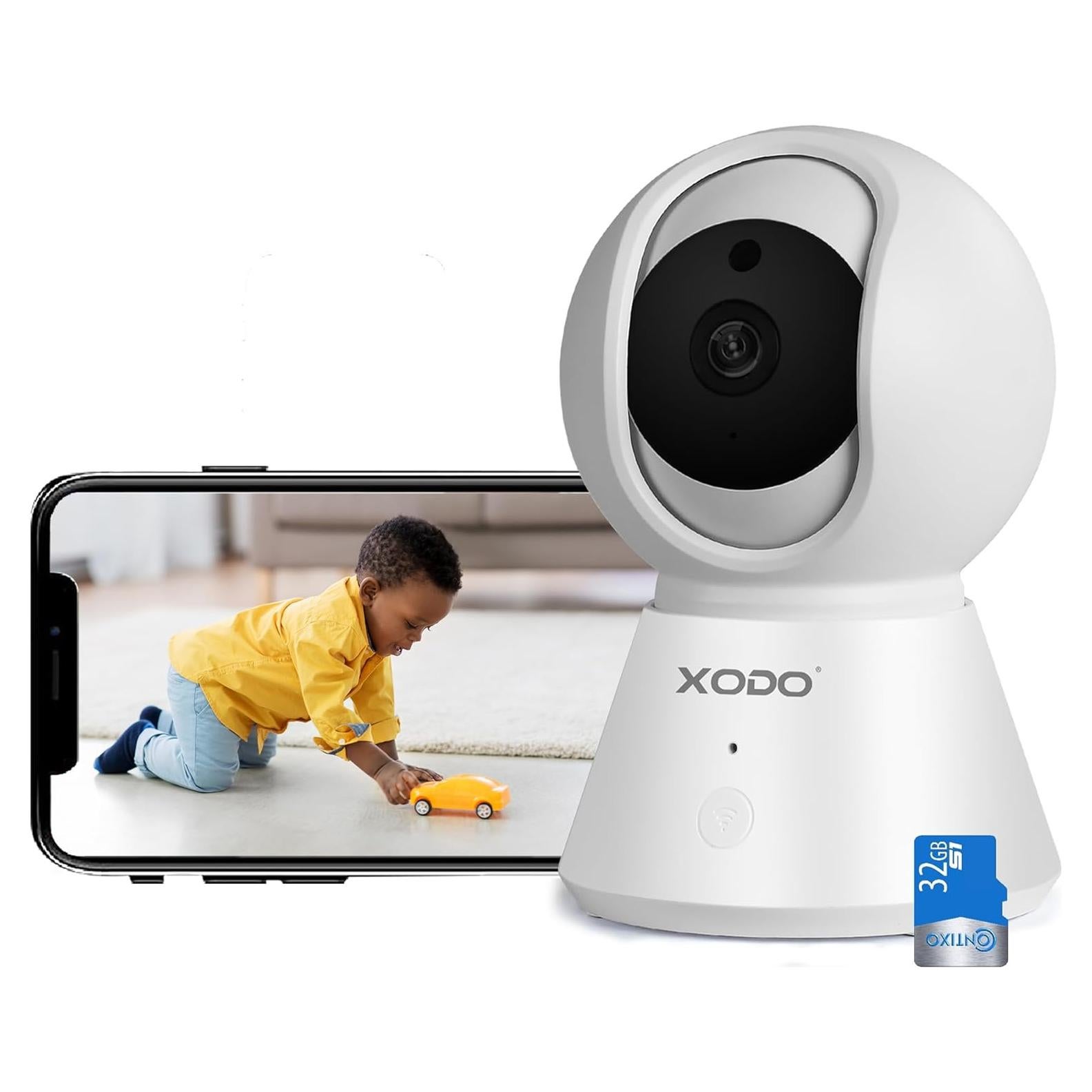 Cámara de Seguridad Inalámbrica Xodo E6 1080P HD WiFi